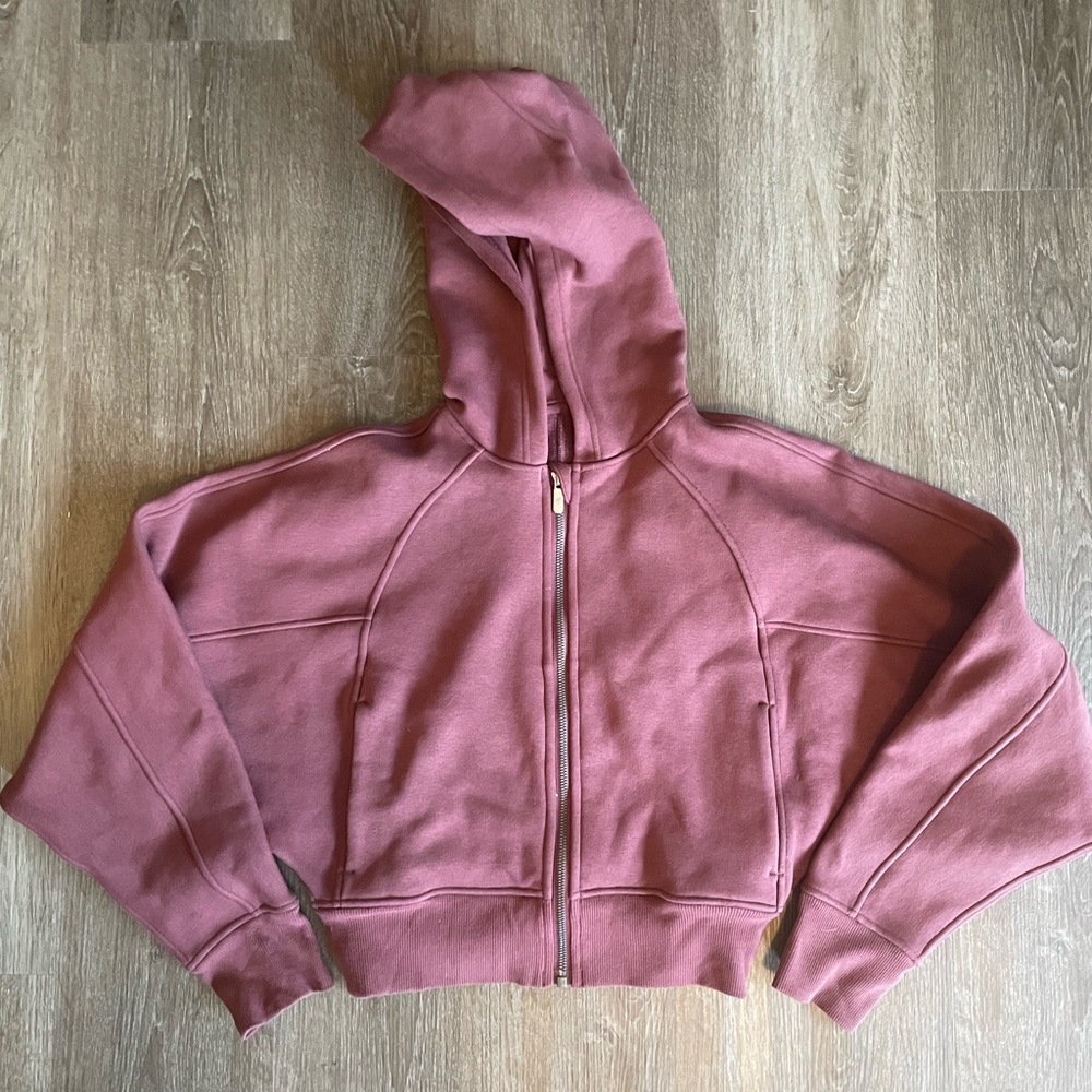 lululemon athletica Rose Mauve Zip Hoodie